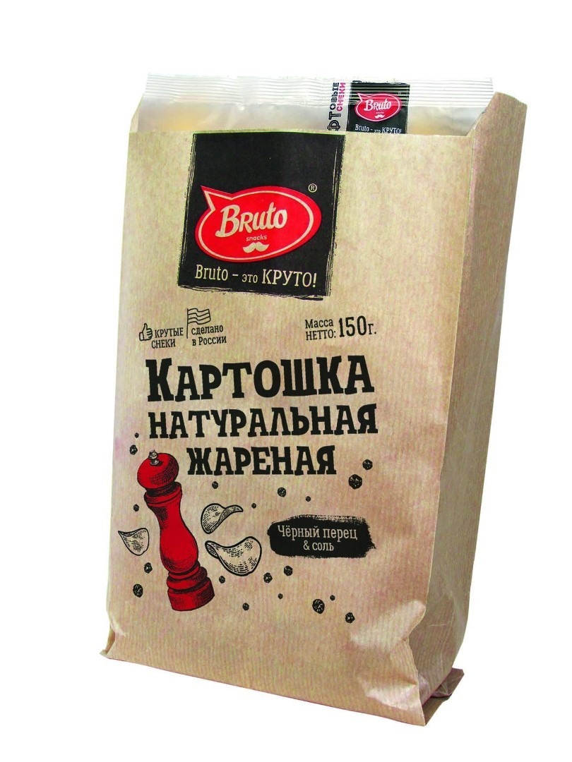 Картофель «Бруто» черный перец 130 гр. в Серпухове