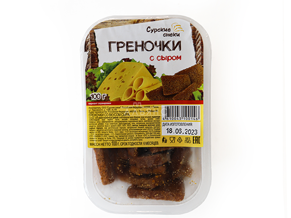 Сурские гренки со вкусом Сыра (100 гр) в Серпухове