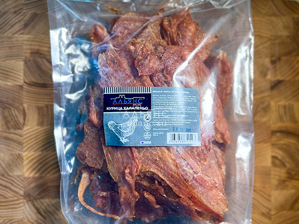 Мясо (АЛЬЯНС) вяленое курица 500гр "С халапеньо" в Серпухове