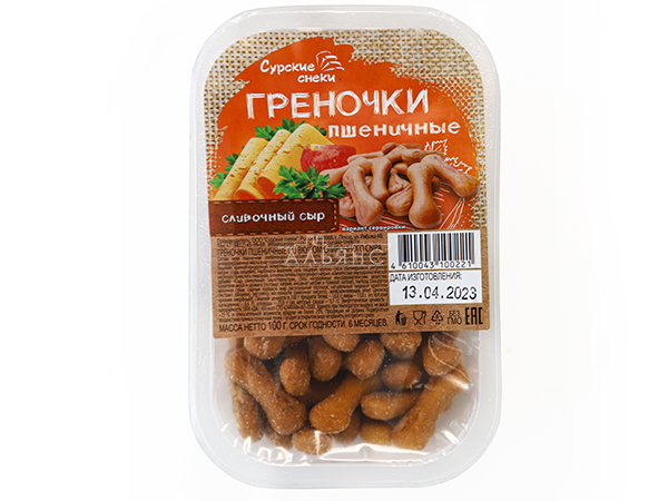 Сурские (ПШЕНИЧНЫЕ) Сливочный сыр (100 гр) в Серпухове