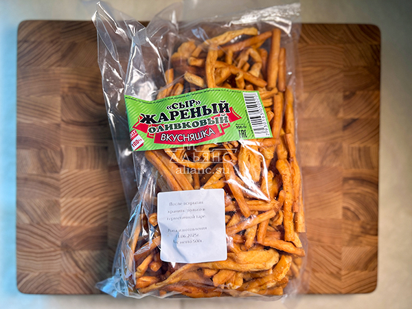 Жареный сыр "ВКУСНЯШКА" (Оливковый) 500гр. в Серпухове