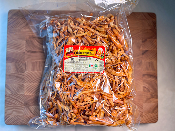 Нитка ЖАРЕНАЯ "Тайский перец" Oktobersnack 1 кг (сырный продукт) в Серпухове