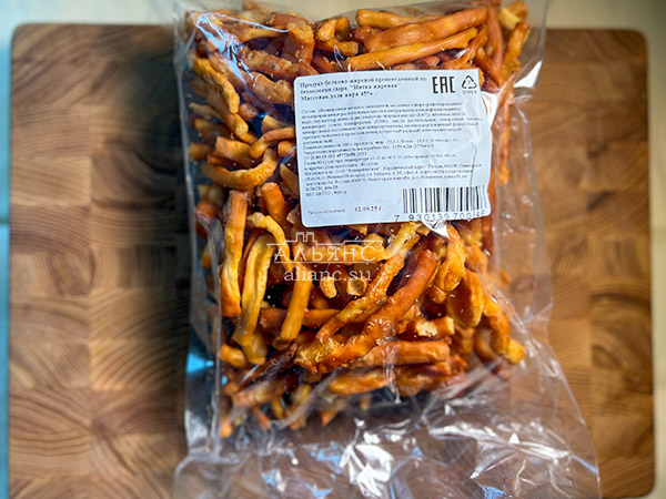 Нитка ЖАРЕНАЯ  Oktobersnack1 кг (сырный продукт) в Серпухове