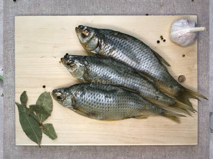 Картофель «Бруто» с солью 130 гр.: Красноперка вяленая