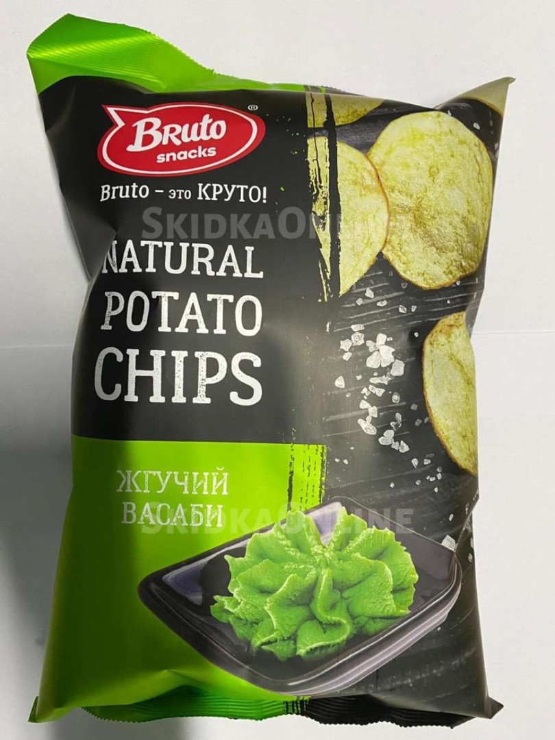Картофель «Бруто» со вкусом васаби 130 гр. в Серпухове