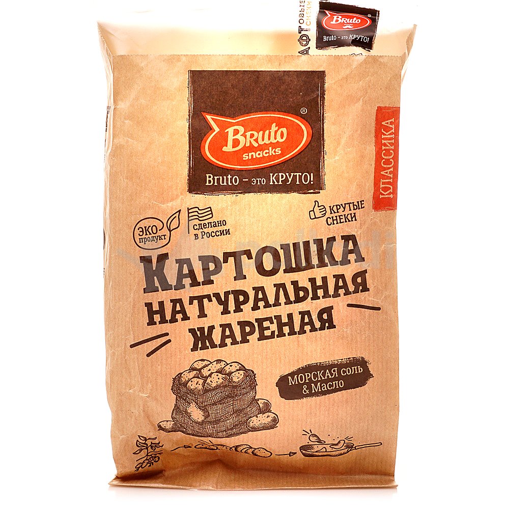 Картофель «Бруто» с солью 70 гр. в Серпухове