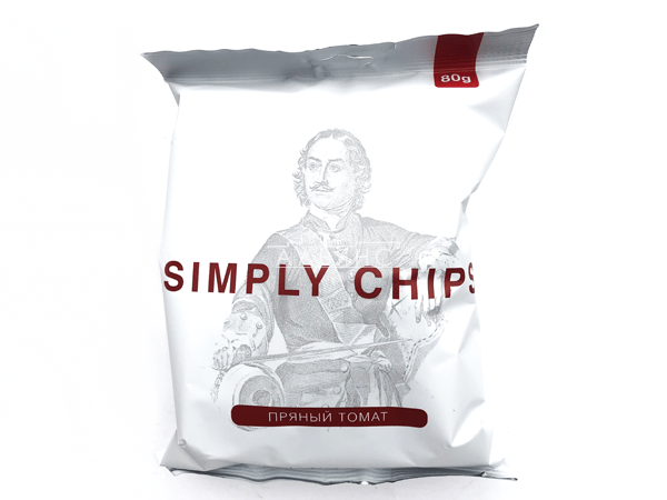 Картофельные чипсы "Simple chips" Пряный томат 80 гр. в Серпухове